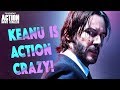 Keanu Reeves is Action Crazy - Clip Compilation