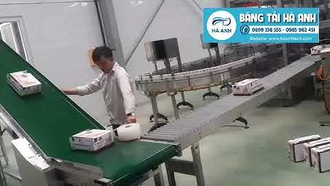 Băng tải dàn con lăn xoắn - Băng tải Hà Anh