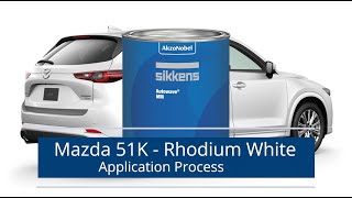 Mazda 51K Rhodium White - SIKKENS Autowave MM 2 0* by AkzoNobel Global Vehicle Refinishes 1,750 views 7 months ago 6 minutes, 15 seconds