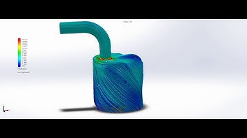 Flowbench intake port Velocity Trajectory simulation animation