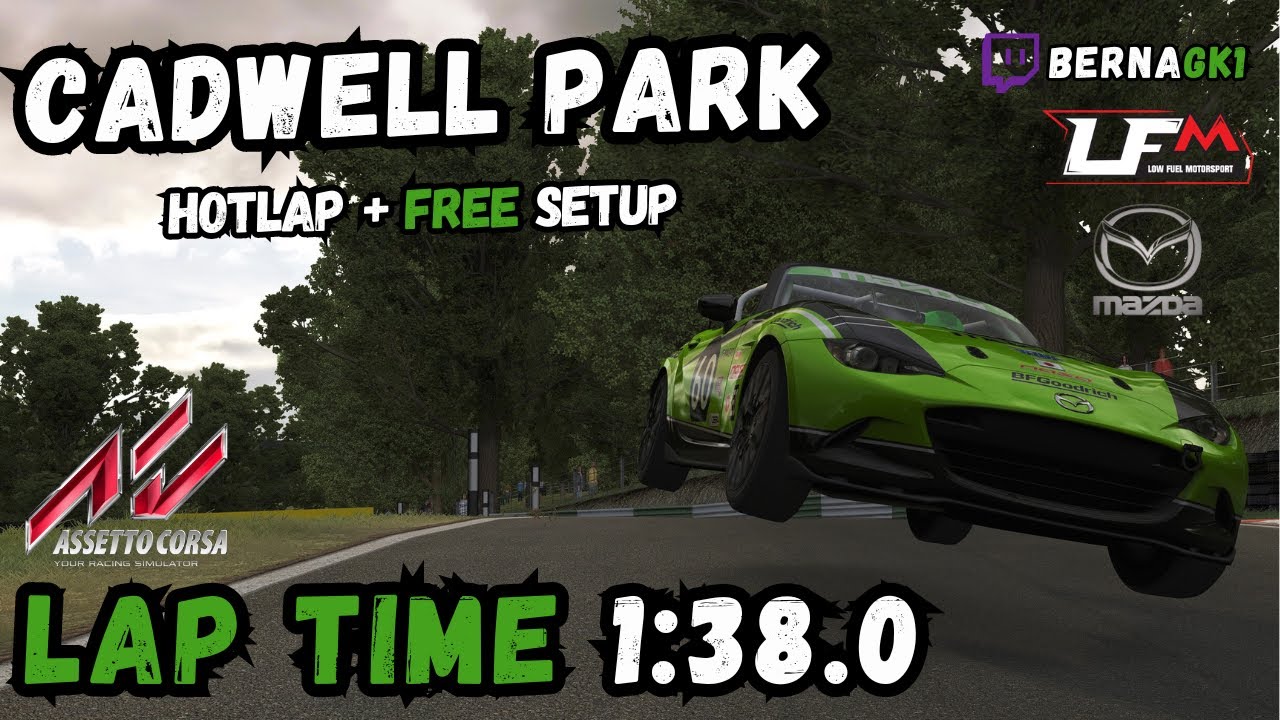 MAZDA MX5 CUP | CADWELL PARK 1:38.0 | HOTLAP + FREE SETUP | AC