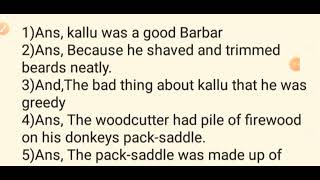 The greedy barbar questions and answers ,class-3# ,#english