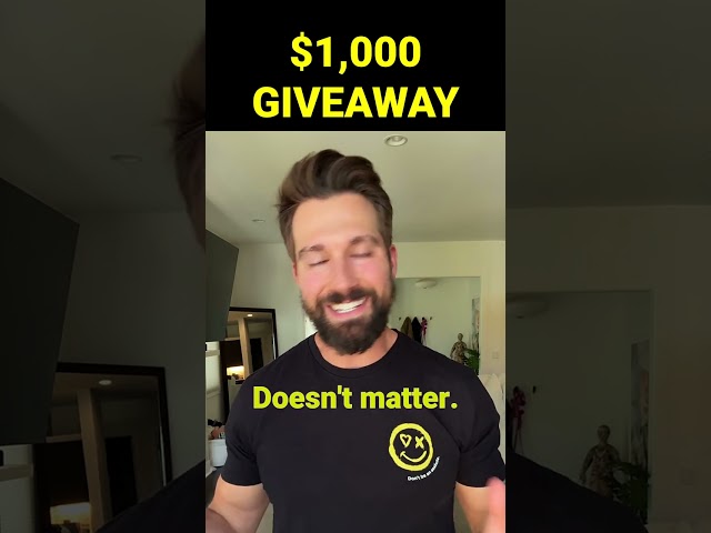 FREE $1,000 MERCH GIVEAWAY! - New store launches April 5th, click the link in description to enter