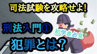 【弁護士が解説】司法試験を攻略せよ！刑法入門①犯罪とは？