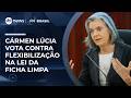 Lei da Ficha Limpa: Cármen Lúcia vota contra redução de período de inelegibilidade | #SBTBrasil
