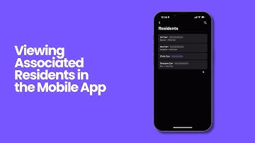 Resident Mobile | Viewing Associated Residents