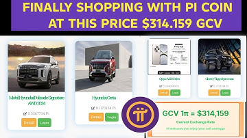 Confirm SHOPPING WITH PI COIN AT GCV $314.159 SHOP WILL AGREE THIS PRICE PI NETWORK UPDATE TODAY