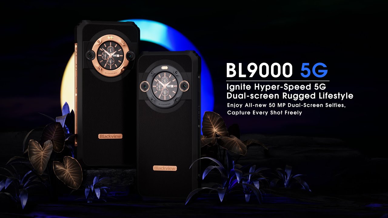 Blackview BL9000: 5G smartphone with second display, Gorilla Glass