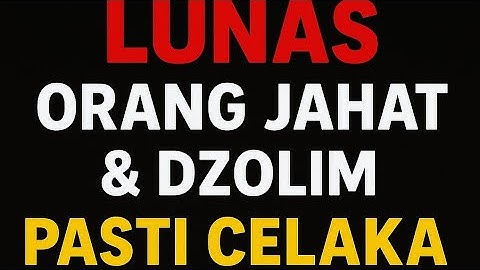 PUTAR SEKARANG❗ Karma & Azab Allah Menimpa Orang Jahat Tanpa Ampun