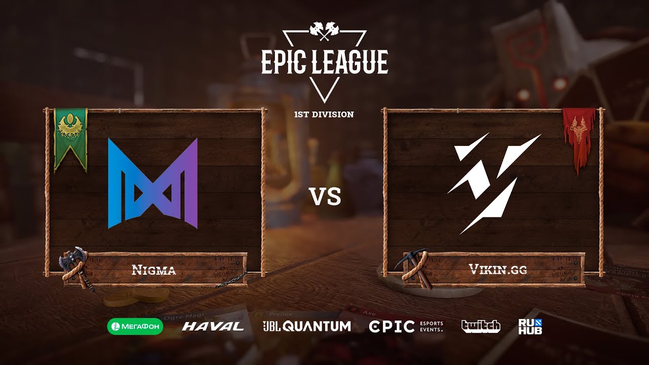Nigma vs Vikin.gg, EPIC League Season 2, bo3, game 3 [Mila & Lost]