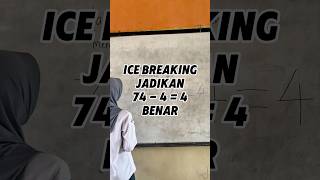 Jadikan 7444 Benar Dengan Memindahkan 1 Garis icebreaking