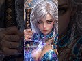 ⚔️ The Neon Queen Awakens | Fantasy Warrior AI Art ✨