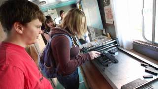 Campus Connection: Mobile Printing Press Visits RIT screenshot 2