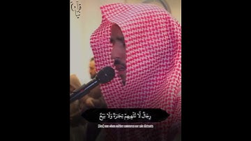 ﴿في بُيوتٍ أذِنَ اللَّه أَن تُرفَعَ وَيُذكرَ فيهَا اسمُهُ﴾ ماتيسر من سورة النور بصوت أحمد العبيد 🤍.