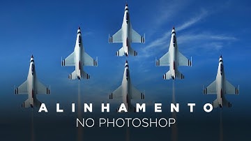 Dinâmica de alinhamento do Photoshop