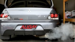 Mitsubishi Evo 9 ETS Catback Exhaust (High Definition Sound) | Cold Start & Revving