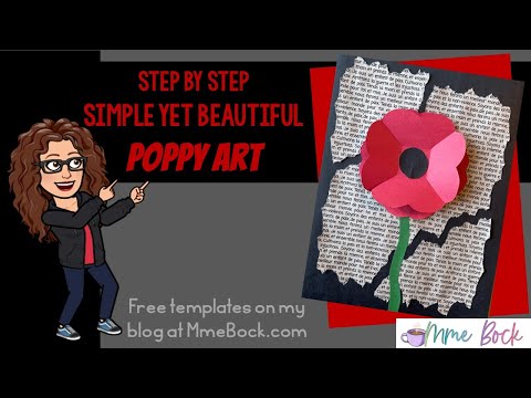 Step By Step Poppy Art - mmebock