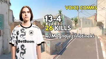 donk (26-10) w/Magnojez/notineki (Dust2) VOICE COMMS | FACEIT Ranked | Aug 22, 2024 🔥