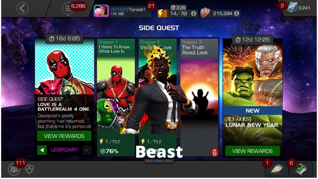 mcoc love is a battle realm 3