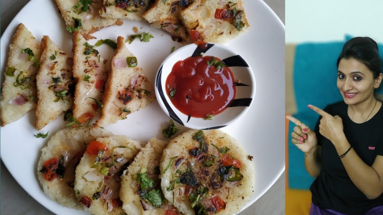 healthy breakfast,bread uttapam, low calorie food in lockdown recipe, quarantine cooking