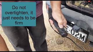 Loading a 4x4 Hay Bale onto a purpose build hay trailer