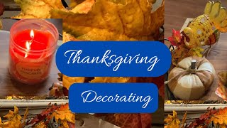 Simple Thanksgiving Decor | Fall Ideas| Warm and Cozy!