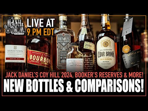 Trying the NEW Jack Daniel's Coy Hill! Plus Booker's Reserves, comparison's and more!
