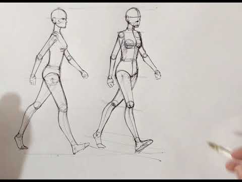 Video: Cómo Dibujar Una Persona En Movimiento