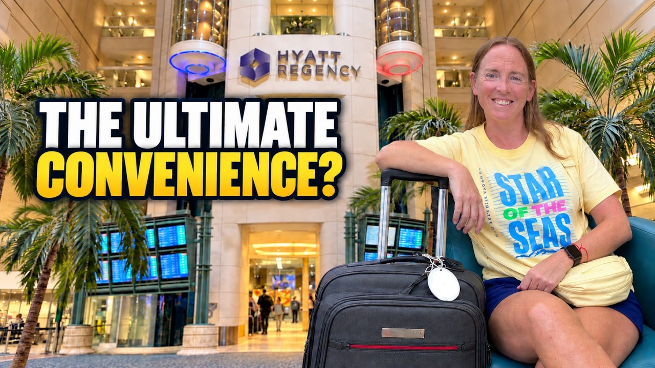 Hyatt Regency Orlando Airport MCO Room Tour | Our Pre-Cruise Hotel Stay