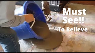 SelfLeveling Concrete and Metallic Epoxy Flooring (From Old to New)