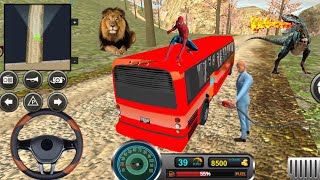 Uphill Bus Driving Sim #9 - Best Bus Driving Games Man Transfer  2021 Android Ios Gameplay screenshot 4