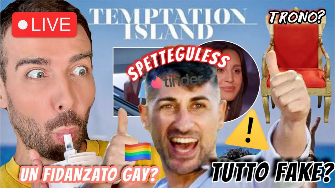È FINITO TEMPTATION ISLAND 2025 MA INIZIANO I GOSSIP!! *live* 🥤