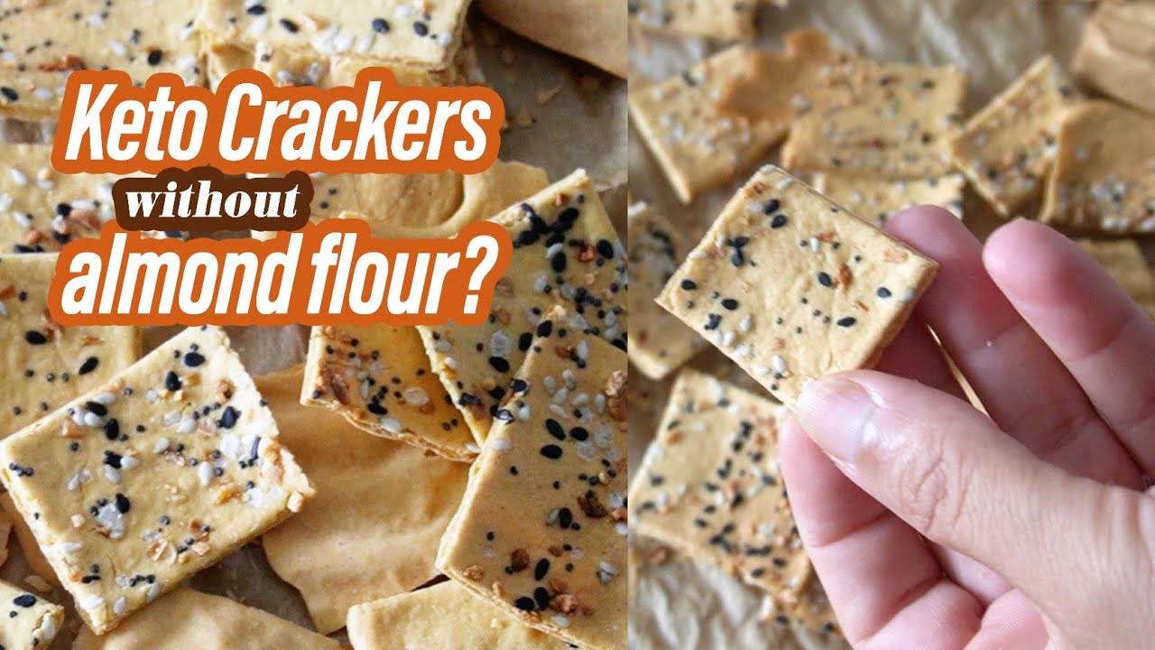 How to Make the Best Keto Crackers 1 ingredient without almond flour
