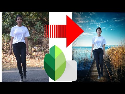 Change your image Background Easily || How to change Background in snapseed  - YouTube