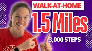 30-Minute Home Walking Workout | Low-Impact Home Fitness | For Seniors &amp; Beginners | 3,000 Steps
