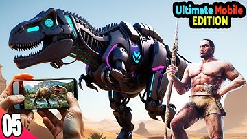 Taming Tek REX - ARK Ultimate Mobile Edition - - 05 ARK Mobile Gameplay