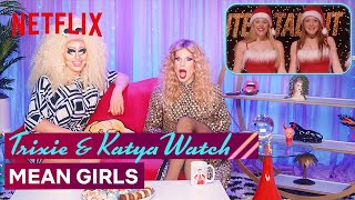 Drag Queens Trixie Mattel \& Katya React to Mean Girls | I Like to Watch | Netflix