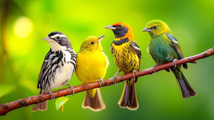 Relaxing Bird Sounds 4K~ Birds Singing Heal Stress, Anxiety And Depression, Heal The Mind