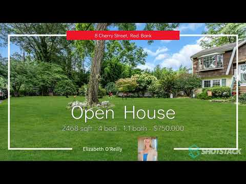 8 CHERRY STREET, Red Bank, NJ home video tour