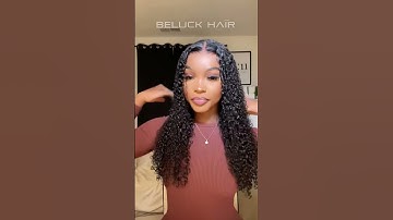 The Curls Look Fresh &Soft, Just Bomb!! Beginner Friendly😍 #beluckhair #foryou #hairstyle #curlywig