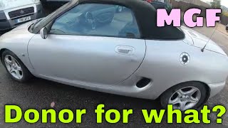 I brought a 1.8 VVC MGF... but not to drive!