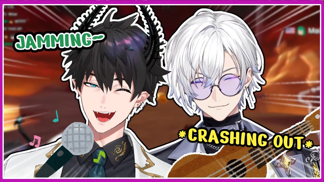 Когда 2 певца играют в Mario Kart вместе с Ren & Kaelix [NIJISANJI EN]