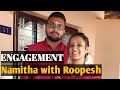 Engagement  namitha with roopesh i save the date mobile