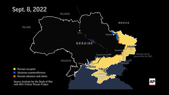 Map shows territorial shifts in Ukraine since war began one year ago - DayDayNews