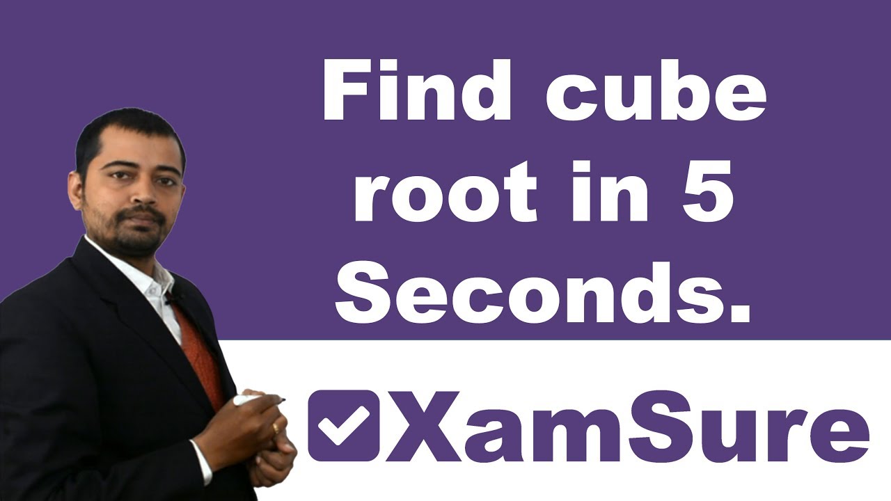 How To Find Cube Root Of A Perfect Cube Number In 5 Seconds English