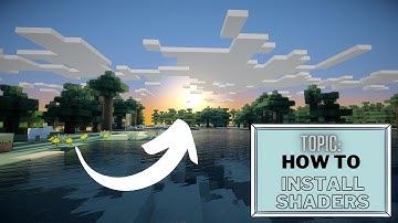 How to Install Shaders for Minecraft Java! (Any version!)