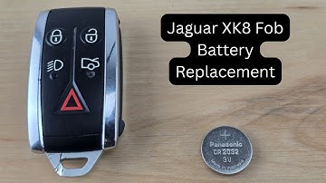 How To Replace or Change Jaguar XK8 Remote Key Fob Battery 2007 - 2010