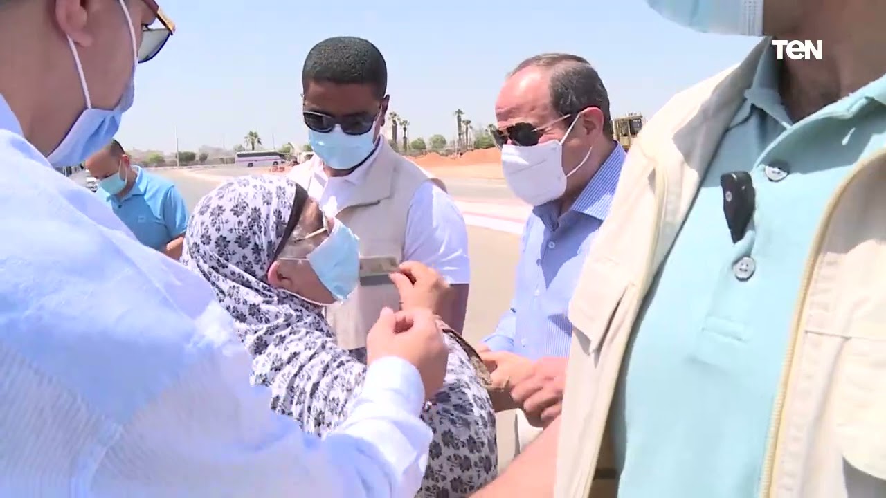 سيدة بسيطة لـ السيسي