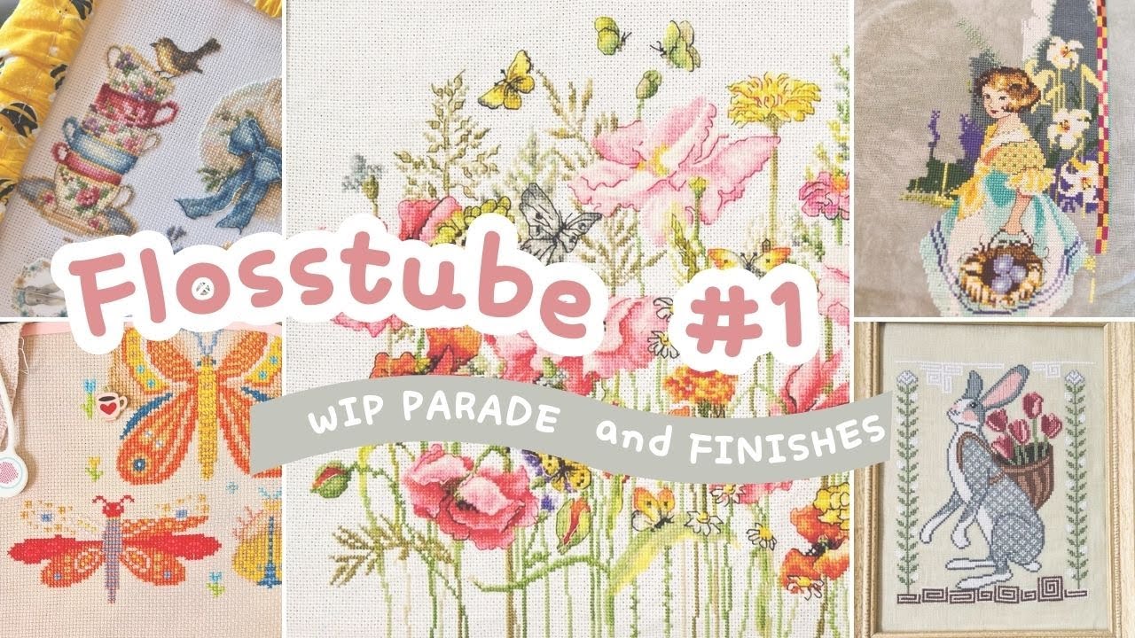 Flosstube #1 - Finishes, WIP Parade & Owlforest Unboxing!