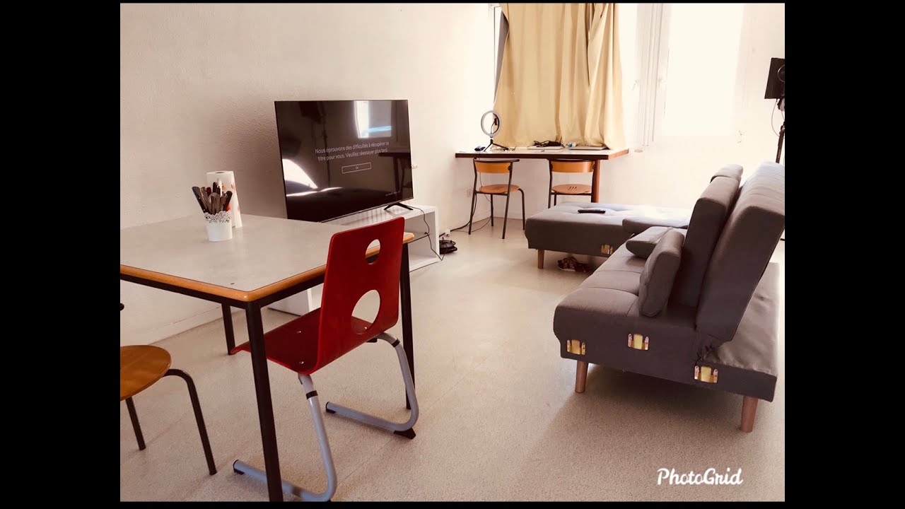 Room Tour: Mon logement de 50 m2 au Crous 😱😱😱❤️❤️❤️/ EdiKodjane Caen